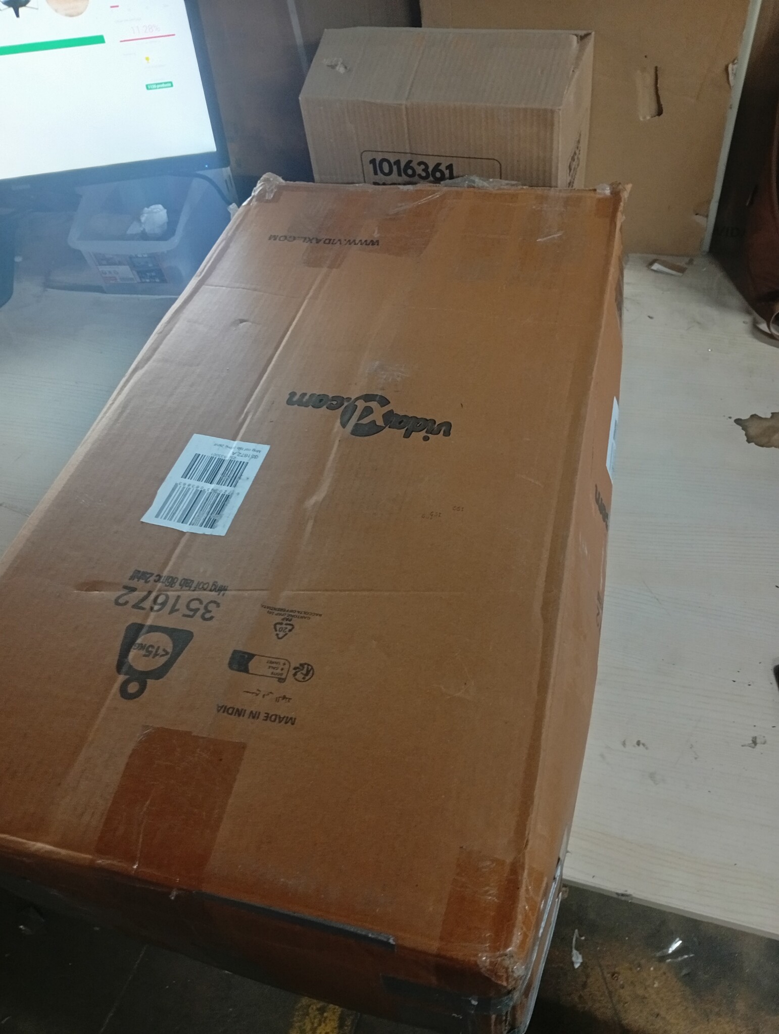 vidaXL Salontafel Ø 68x43 cm | Ruw Mangohout | 55% Korting!