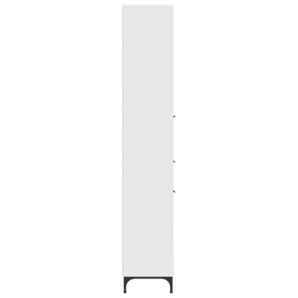 vidaXL Hoge badkamerkast Wit - 40% Korting - Retourproduct