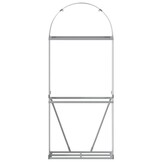 VidaXL Haardhoutopslag 80x45x190cm (46% korting) - Gegalvaniseerd Staal