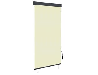 vidaXL Rolgordijn Buiten Crème 100x250 cm - 46% Korting!