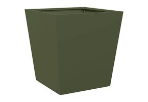 vidaXL Plantenbak Staal Olijfgroen 40x40x40 cm - 40% Korting!