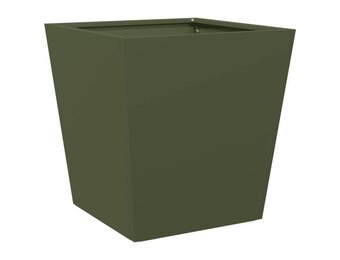 vidaXL Plantenbak Staal Olijfgroen 40x40x40 cm - 40% Korting!