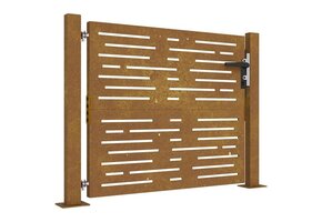 vidaXL Cortenstaal Poort 105x80 cm - 55% Korting!