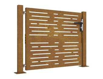 vidaXL Cortenstaal Poort 105x80 cm - 55% Korting!