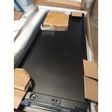 VidaXL Tuinpoort met slot Zwart 105x125cm - 55% Korting!