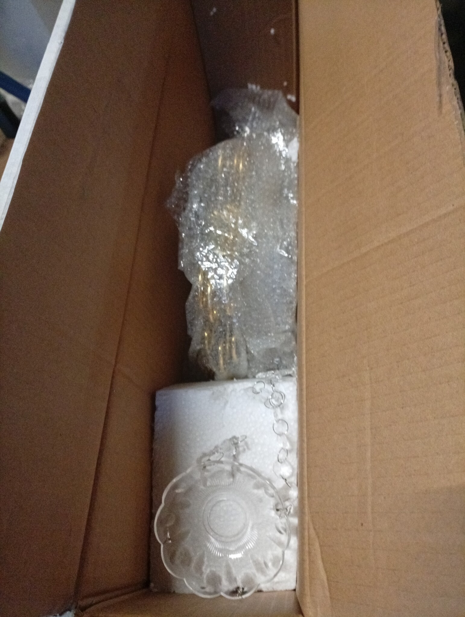 vidaXL Kroonluchter Kristal 6xE14 Goud - 55% Korting!