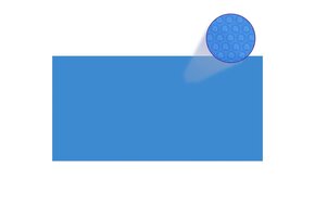 Zwembadzeil Rechthoekig 732x366cm Blauw - 56% Korting!