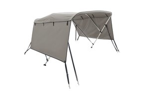 VidaXL Biminitop met zijwanden - 183 cm - Antracietgrijs - 53% Korting