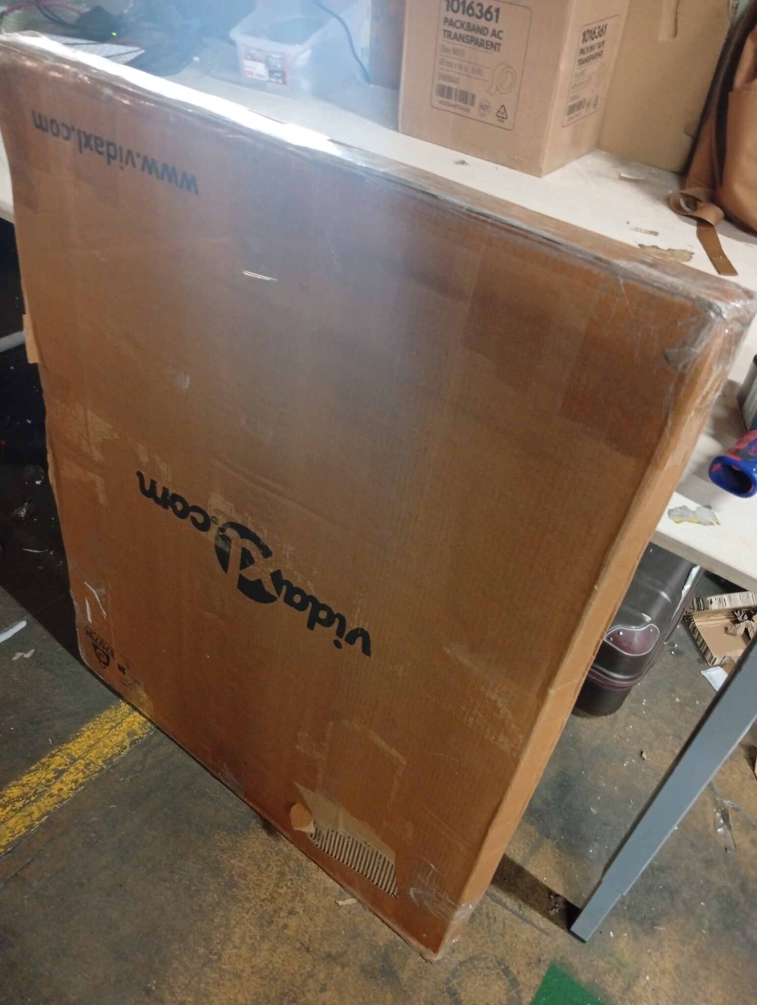 vidaXL Tafelblad Natuurlijke Rand - 100x80x3,8 cm Mangohout (60% Korting!)