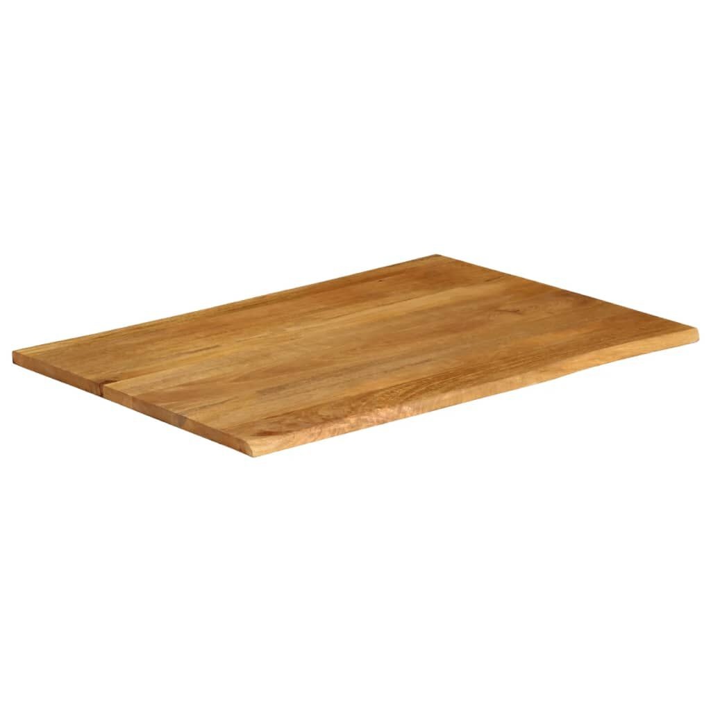 vidaXL Tafelblad Natuurlijke Rand - 100x80x3,8 cm Mangohout (60% Korting!)