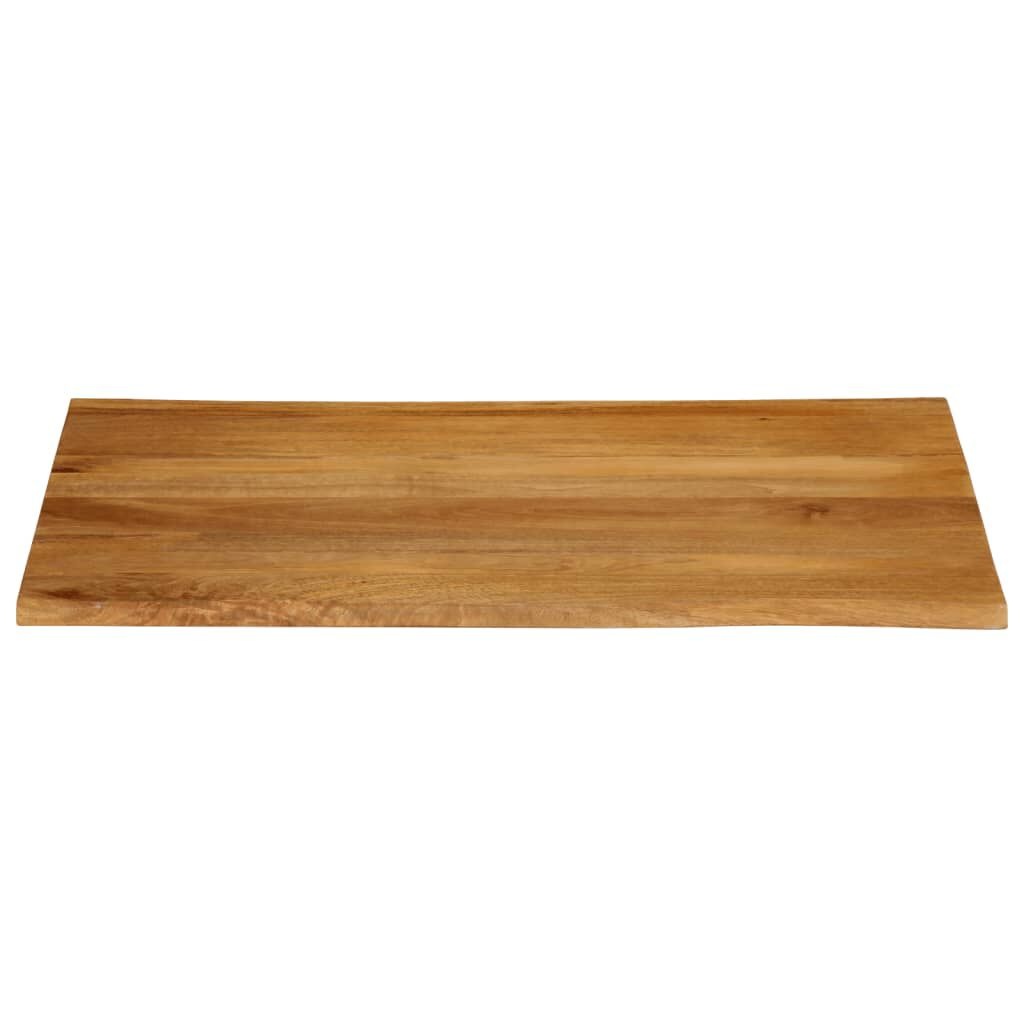 vidaXL Tafelblad Natuurlijke Rand - 100x80x3,8 cm Mangohout (60% Korting!)