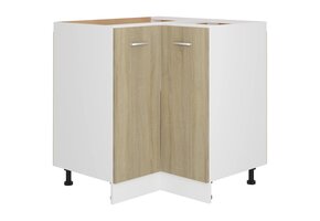 vidaXL Hoekonderkast Lyon - 55% Korting - Sonoma Eiken