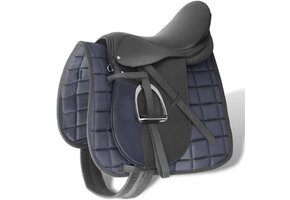 Leren Paardrijzadel Set 17.5" - 40% Korting | RetourProduct