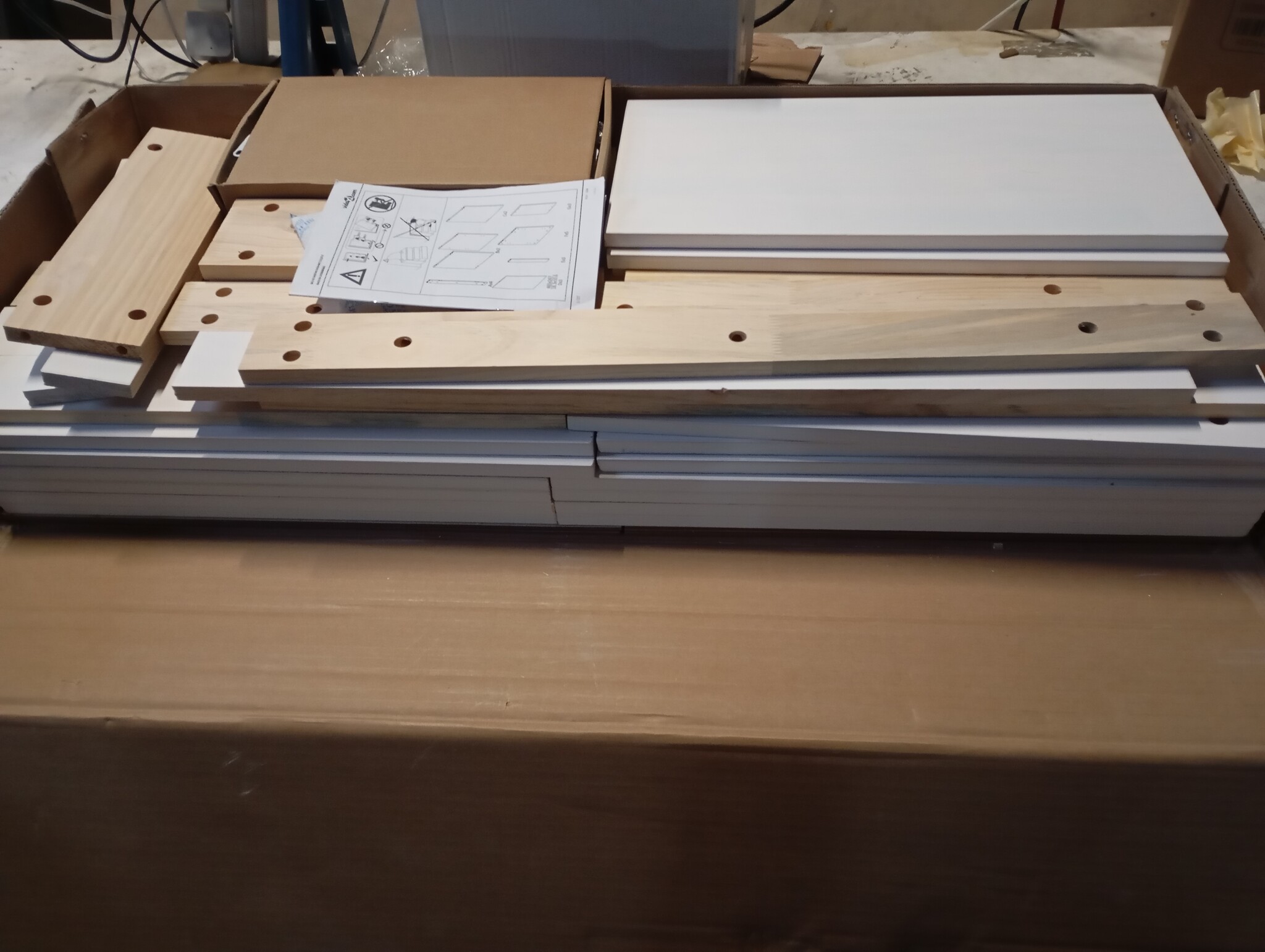 VidaXL TV-meubel Massief Grenenhout Wit - 55% Korting