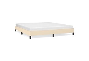 vidaXL Bedframe Crème 160x200cm - 40% Korting
