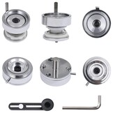 vidaXL Buttonmachine 44mm met Cirkelsnijder | 40% Korting