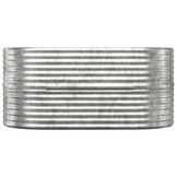 vidaXL Plantenbak 152x80x68cm Staal Zilver - Nu 55% Korting!