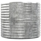 vidaXL Plantenbak 152x80x68cm Staal Zilver - Nu 55% Korting!