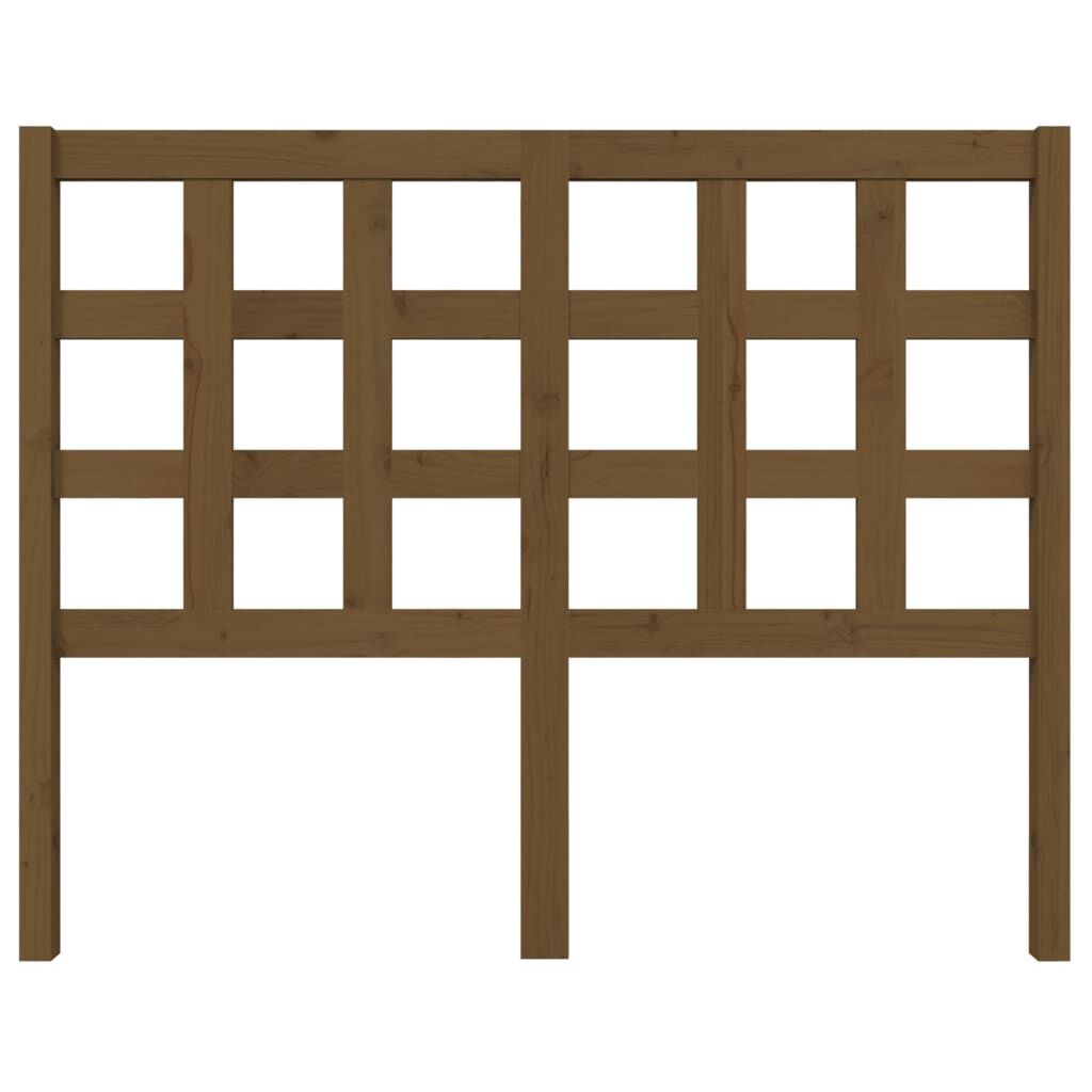 vidaXL Hoofdbord Grenenhout Honingbruin - 40% Korting