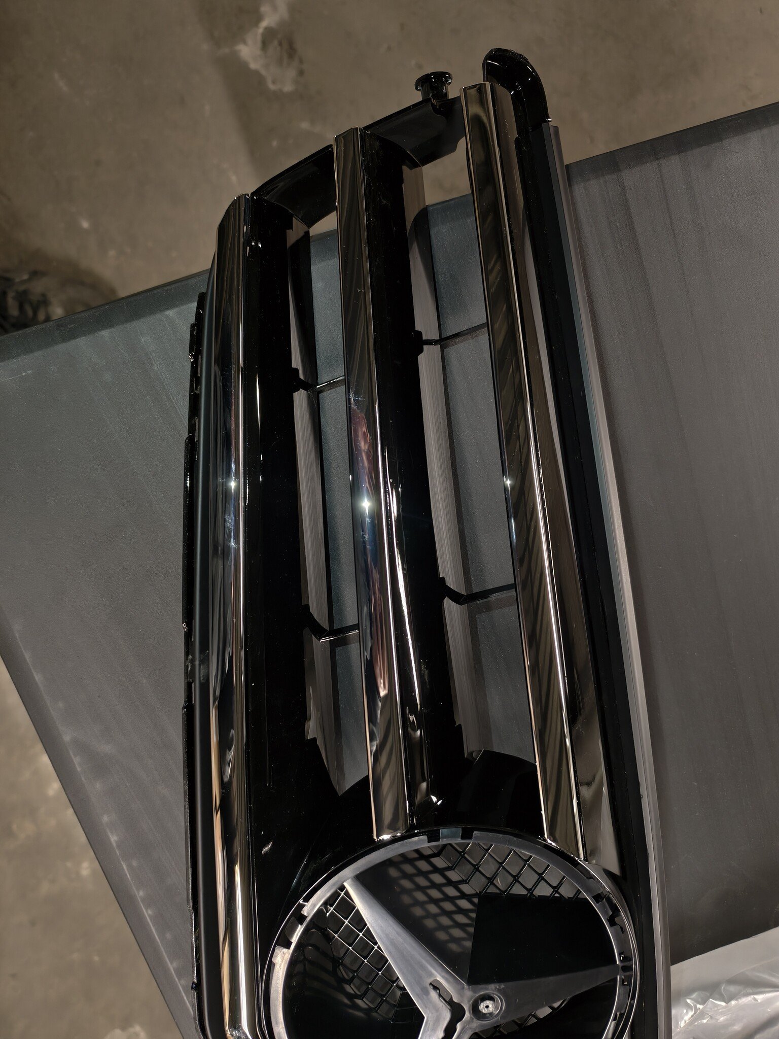 Grill Mercedes W204 07-14 Avantgarde Chroom-Black - 64% Korting!