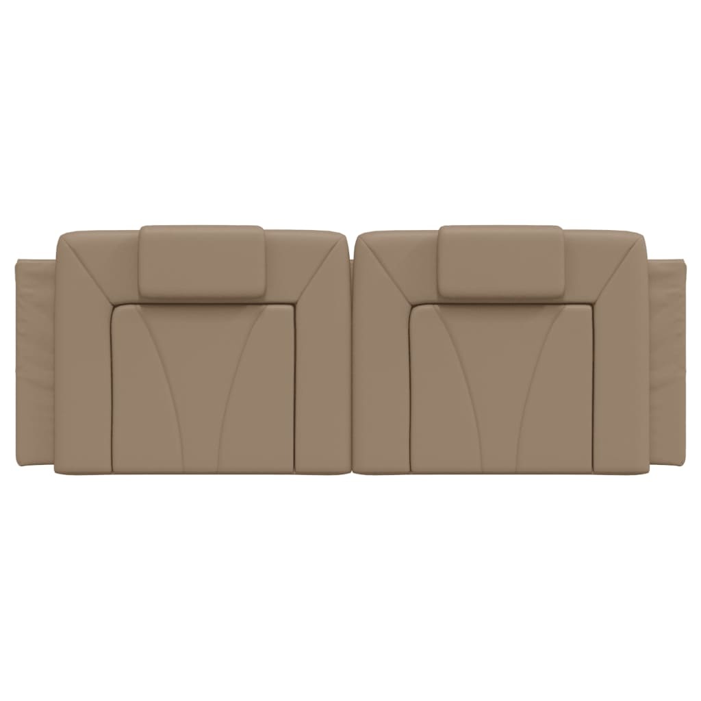 vidaXL Hoofdbordkussen 120cm Kunstleer Cappuccino - 56% Korting