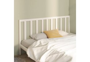 vidaXL Hoofdbord Grenenhout Wit - 51% Korting