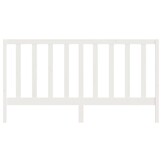 vidaXL Hoofdbord Grenenhout Wit - 51% Korting