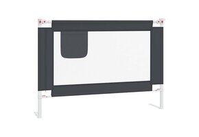VidaXL Bedhekje Peuter 90x25cm Donkergrijs - 46% Korting