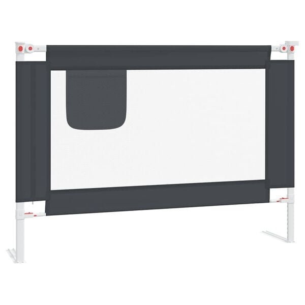 VidaXL Bedhekje Peuter 90x25cm Donkergrijs - 46% Korting