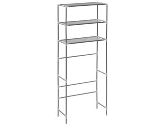 VidaXL Opbergrek Wasmachine - 3 Lagen Zilver | 40% Korting