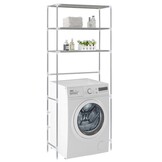 VidaXL Opbergrek Wasmachine - 3 Lagen Zilver | 40% Korting