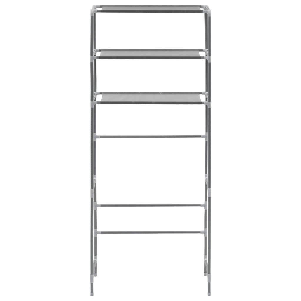 VidaXL Opbergrek Wasmachine - 3 Lagen Zilver | 40% Korting