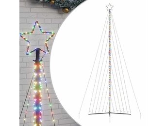 vidaXL LED-kerstboom 789 LEDs Kleurrijk 476 cm - 40% Korting!