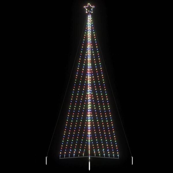 vidaXL LED-kerstboom 789 LEDs Kleurrijk 476 cm - 40% Korting!