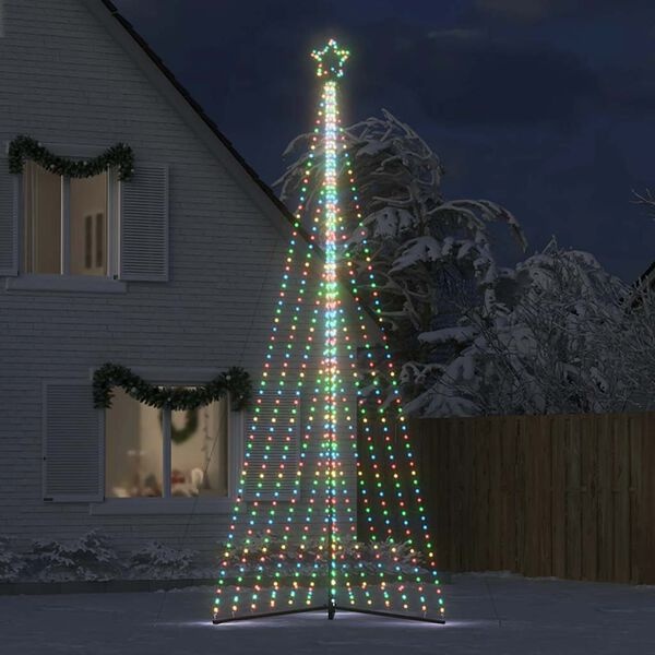 vidaXL LED-kerstboom 789 LEDs Kleurrijk 476 cm - 40% Korting!