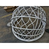 Hangstoel Ei Stoel met Frame - Wit - 64% Korting - Max. 125kg