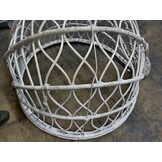 Hangstoel Ei Stoel met Frame - Wit - 64% Korting - Max. 125kg