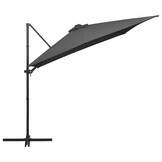 vidaXL Zweefparasol Antraciet 250x250cm - 67% Korting!