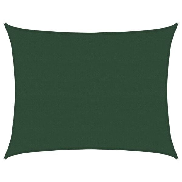 vidaXL Zonnezeil Donkergroen 6x7m | 61% Korting