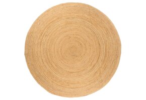 vidaXL Gevlochten Jute Tapijt Rond 210 cm - 47% Korting