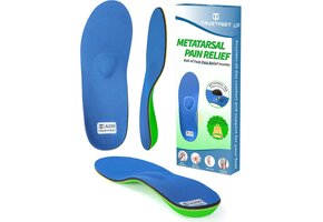 Orthopedische Inlegzolen met Voetboogsteun - Blauw - Maat I (46-47) - 42% Korting!