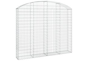 vidaXL Schanskorf Gewelfd | 200x30x160/180cm | Gegalvaniseerd IJzer | -65%