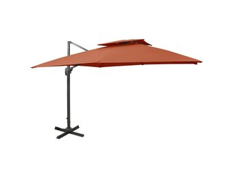 vidaXL Zweefparasol Terracotta - 300x300 cm - 40% Korting