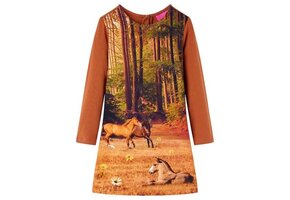 Kinderjurk Cognac 128 - 46% Korting!