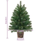 vidaXL Kunstkerstboom 95cm - Groen (40% Korting)