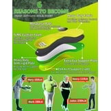 Inlegzolen Voetboogsteun Blauw (EU 41-42) - 41% Korting!