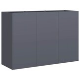 vidaXL Plantenbak 120x40x80 cm | 51% Korting | Koudgewalst Staal Antraciet