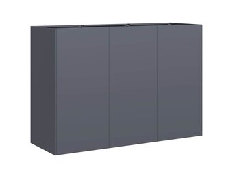 vidaXL Plantenbak 120x40x80 cm | 51% Korting | Koudgewalst Staal Antraciet