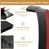 Ormein Zelfklevende Tochtstopper - Zwart, 2m - 46% Korting!