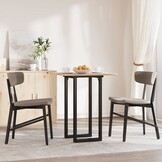 vidaXL Eettafelpoten O-frame Zwart Gietijzer - 68% Korting!